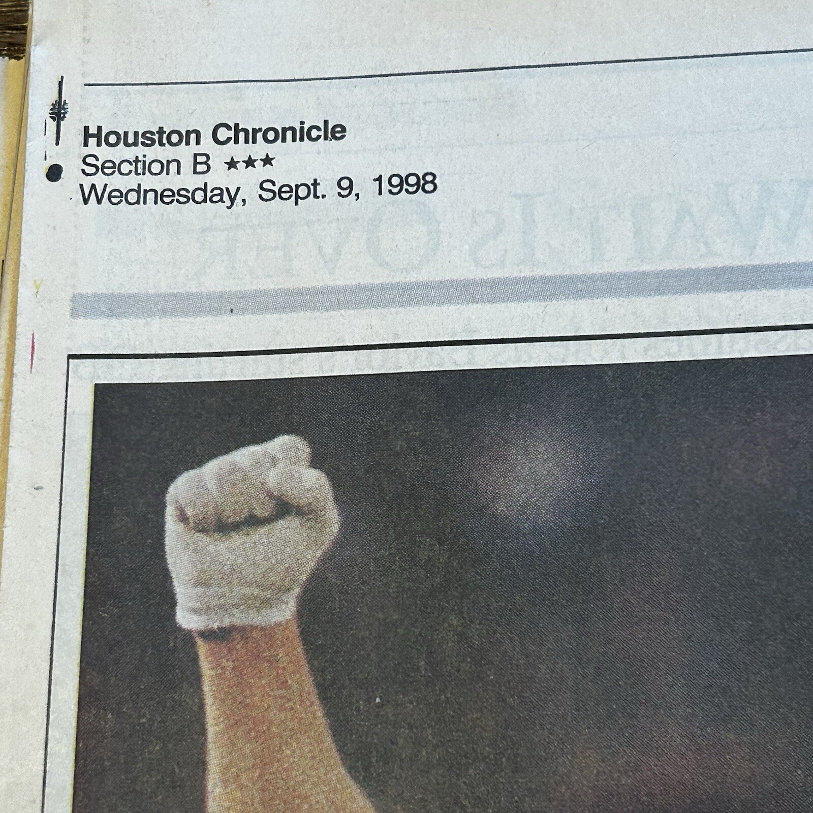 September 1998 MLB LOT / 5 Newspapers – Astros Sosa 62 McGwire Houston Chronicle