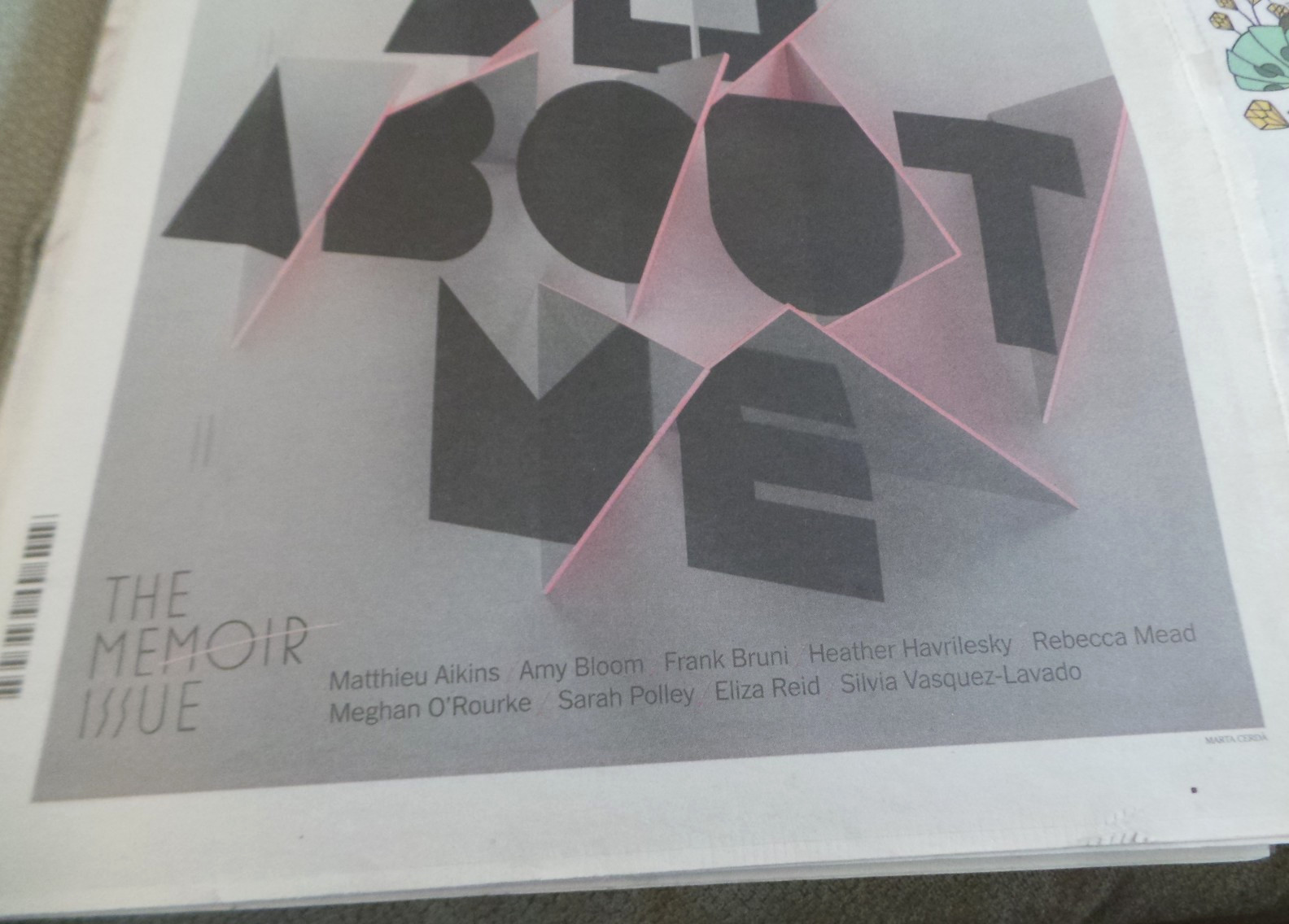 3 NY Times Book Review Memoir Issues 2019, 2022; 2023: the 50 Best; The Rich NF