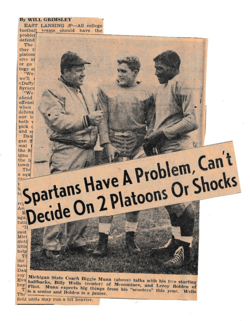 Michigan State Biggie Munn Comments on Football Team Upcoming Season 1953