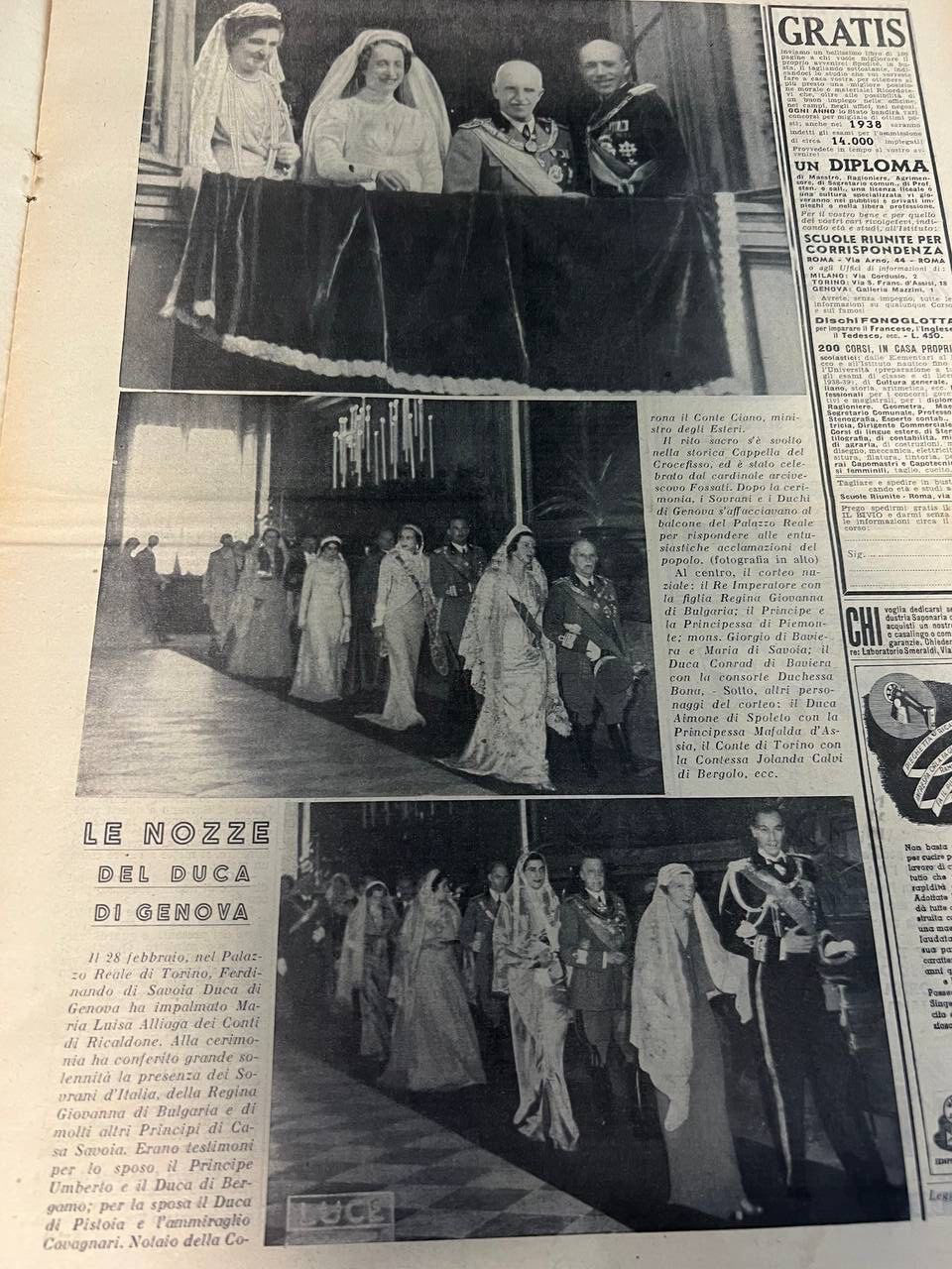 1938 Death of the Poet Writer Aviator War Hero Gabriele D’Annunzio CAMPARI C7-4