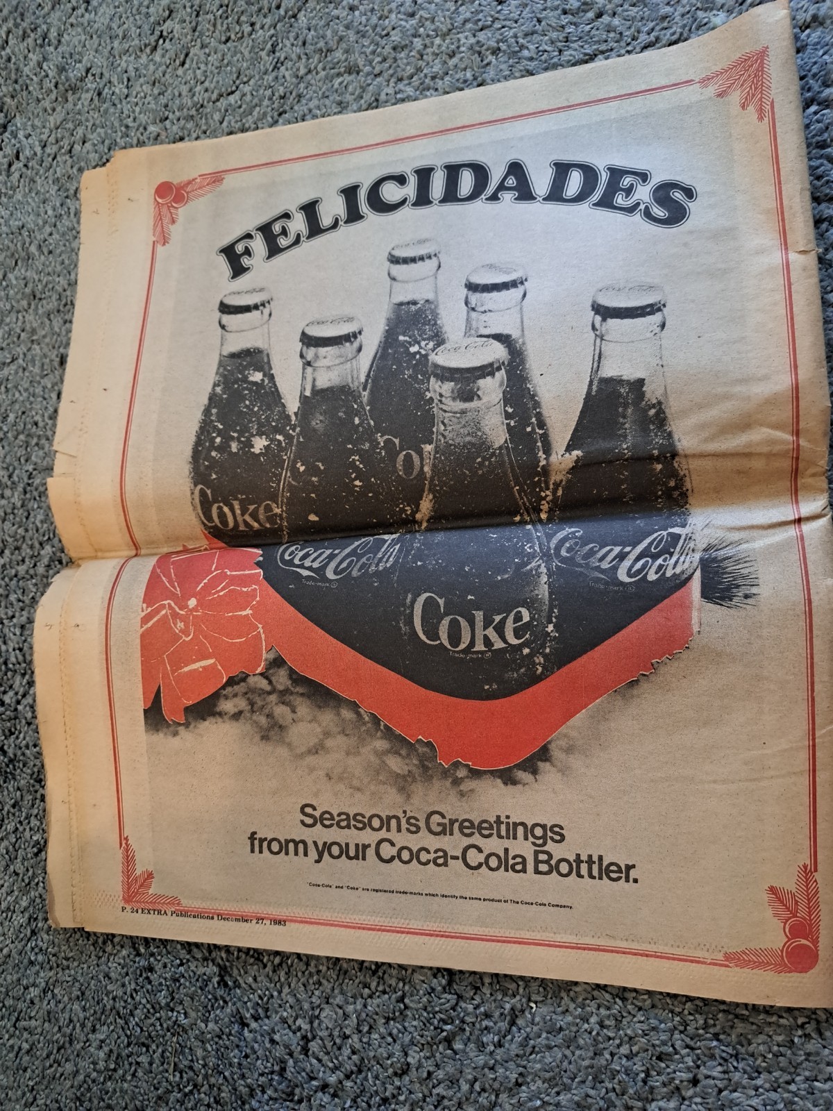 December 28 1983 Logan Square Extra Newspaper Chicago