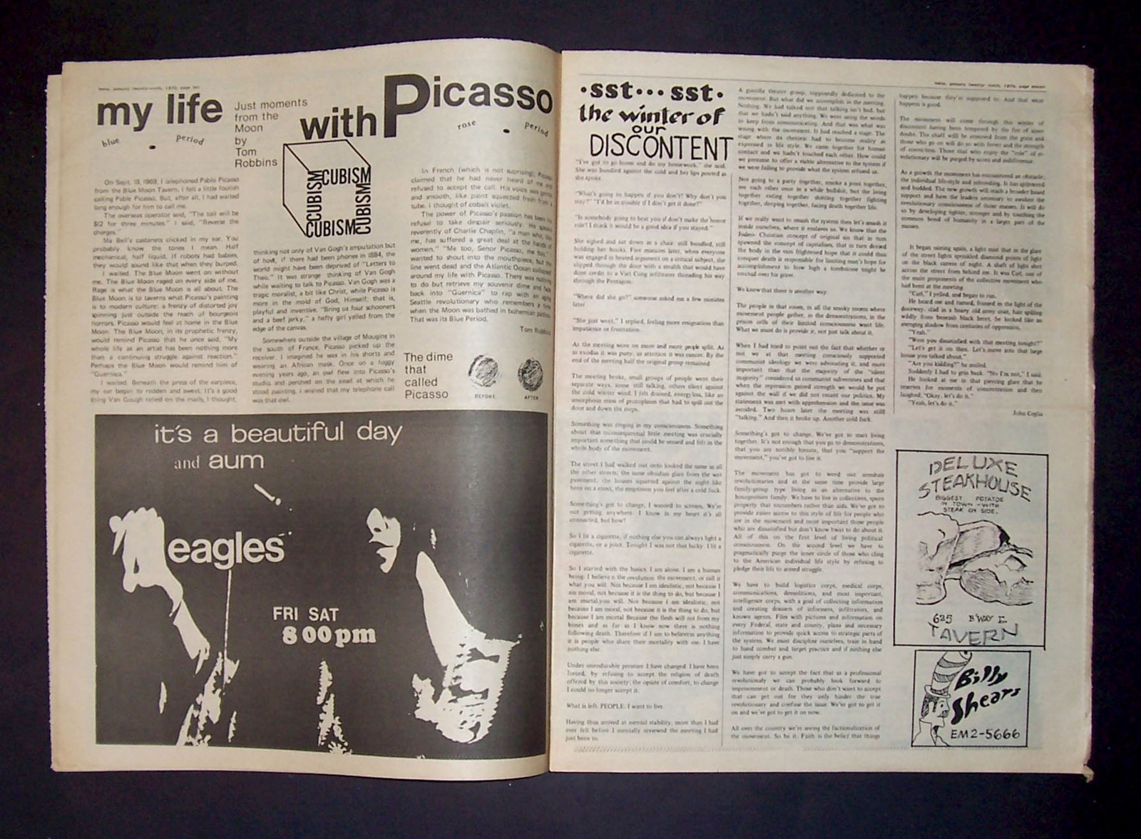 The Helix Seattle Newspaper Vol. 11 No. 5 Jan. 29, 1970 Underground Press