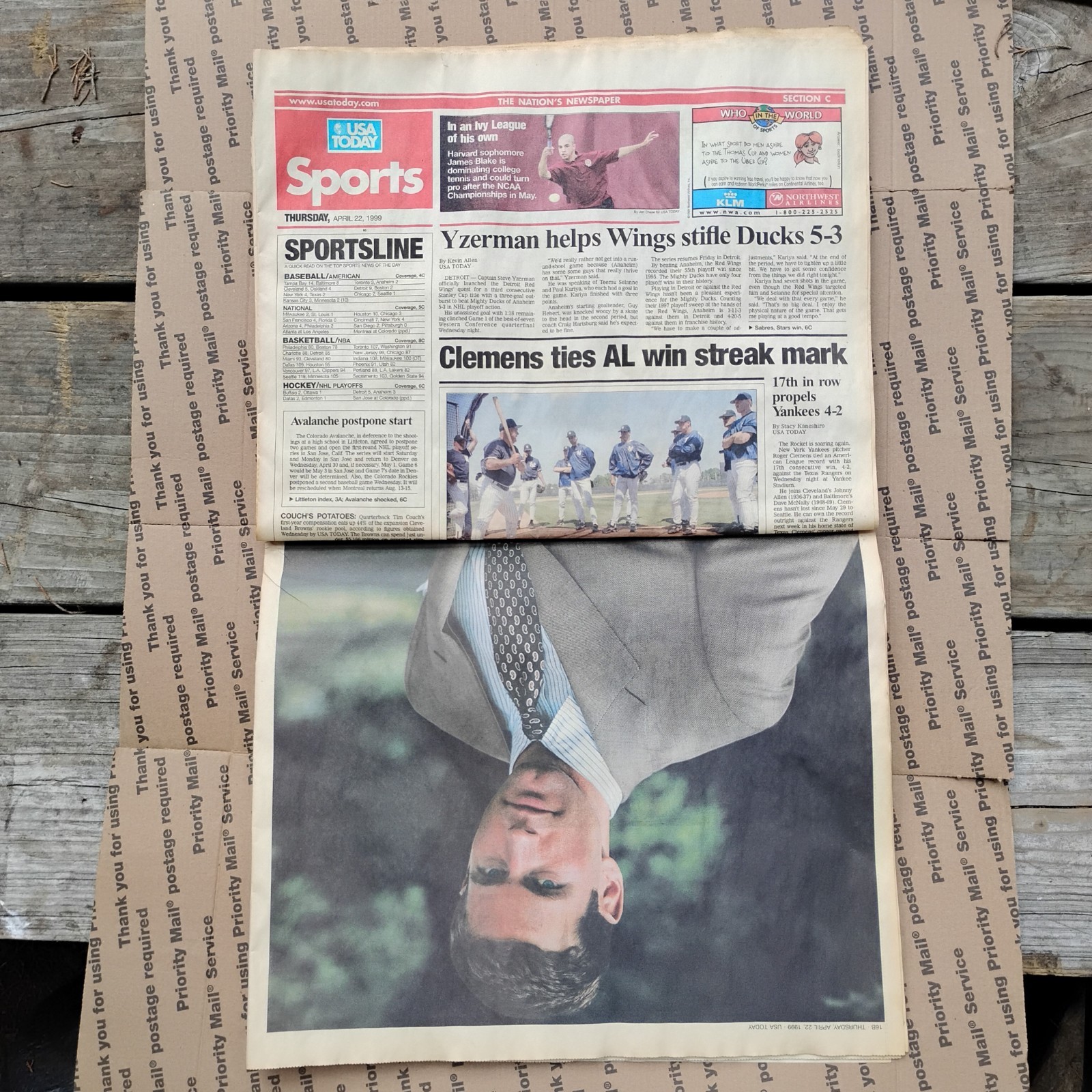 Vtg 4-22-99 USA Today Columbine High School Coverage Newspaper *Little Wtr Dmg*