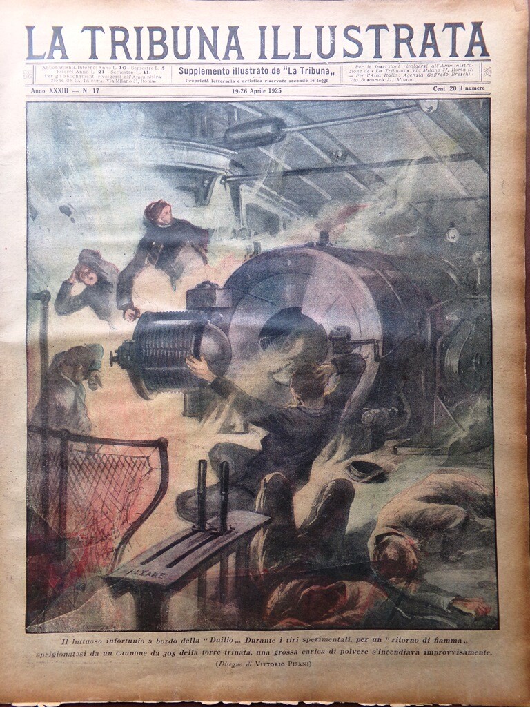 La Tribuna Illustrata 19 April 1925 Duilio Cinofilia Excavations of Utica Canzonette