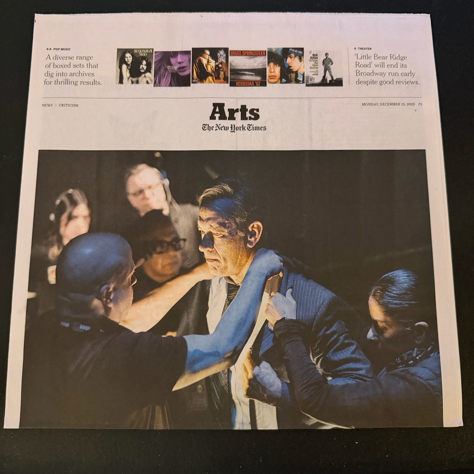 The New York Times Newspaper December 15 2025 Complete Print Paper UNREAD NYT