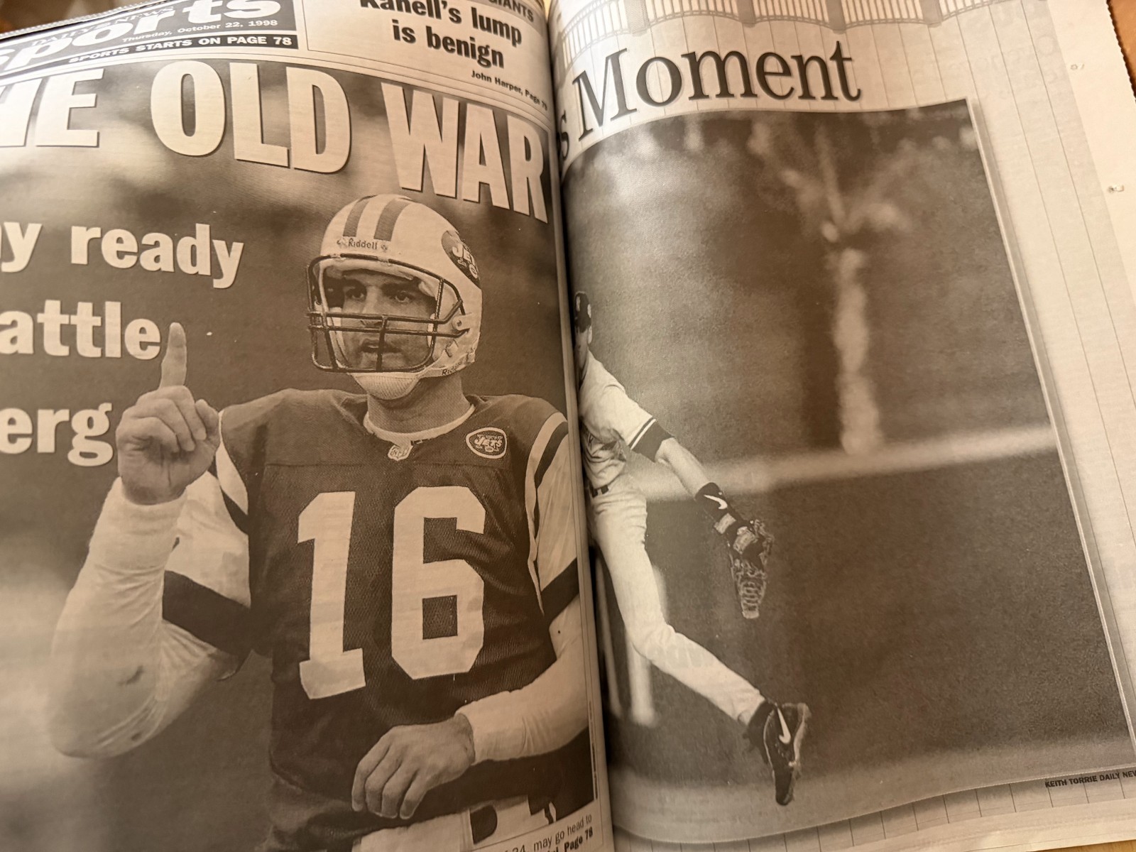 YANKEES World Series Champs NY Daily News 1998