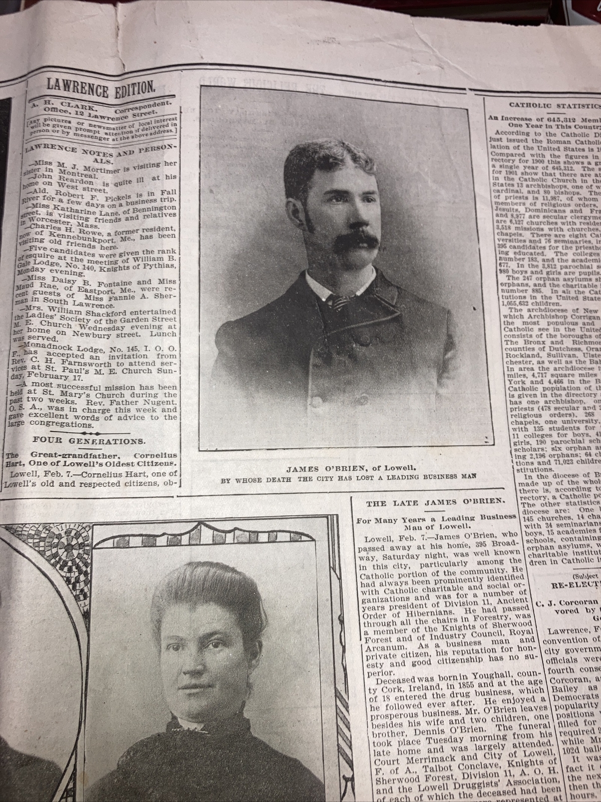 Vintage Newspaper Saturday Globe Utica NY Feb 9 1901 Queen Victoria Funeral