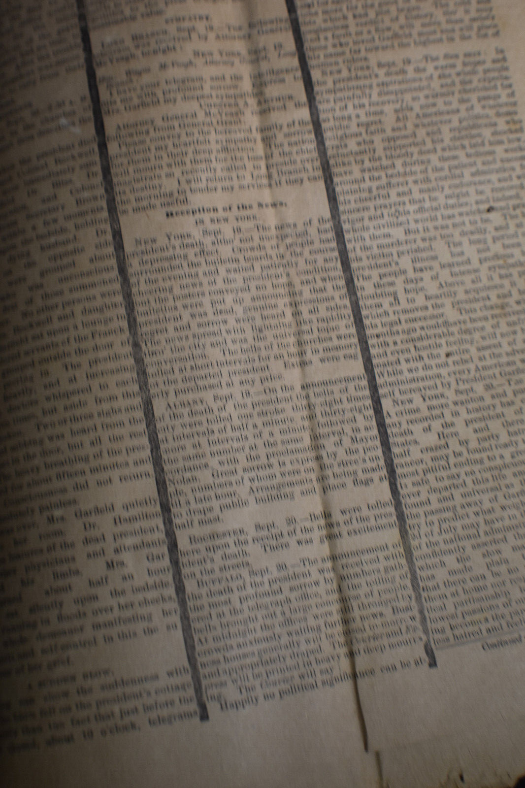 1881 Utica Weekly Herald *PRESIDENT GARFIELD DEAD*