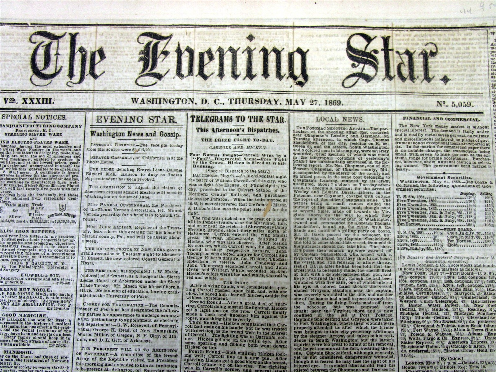 1869 newspaper NATIONAL WOMEN’S SUFFRAGE ASSOCIATION FOUNDED BySTANTON & ANTHONY