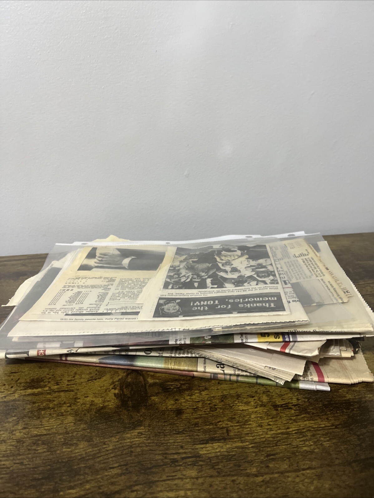 Stack Of Vintage Cincinnati Reds Newspaper – (1983-2014)