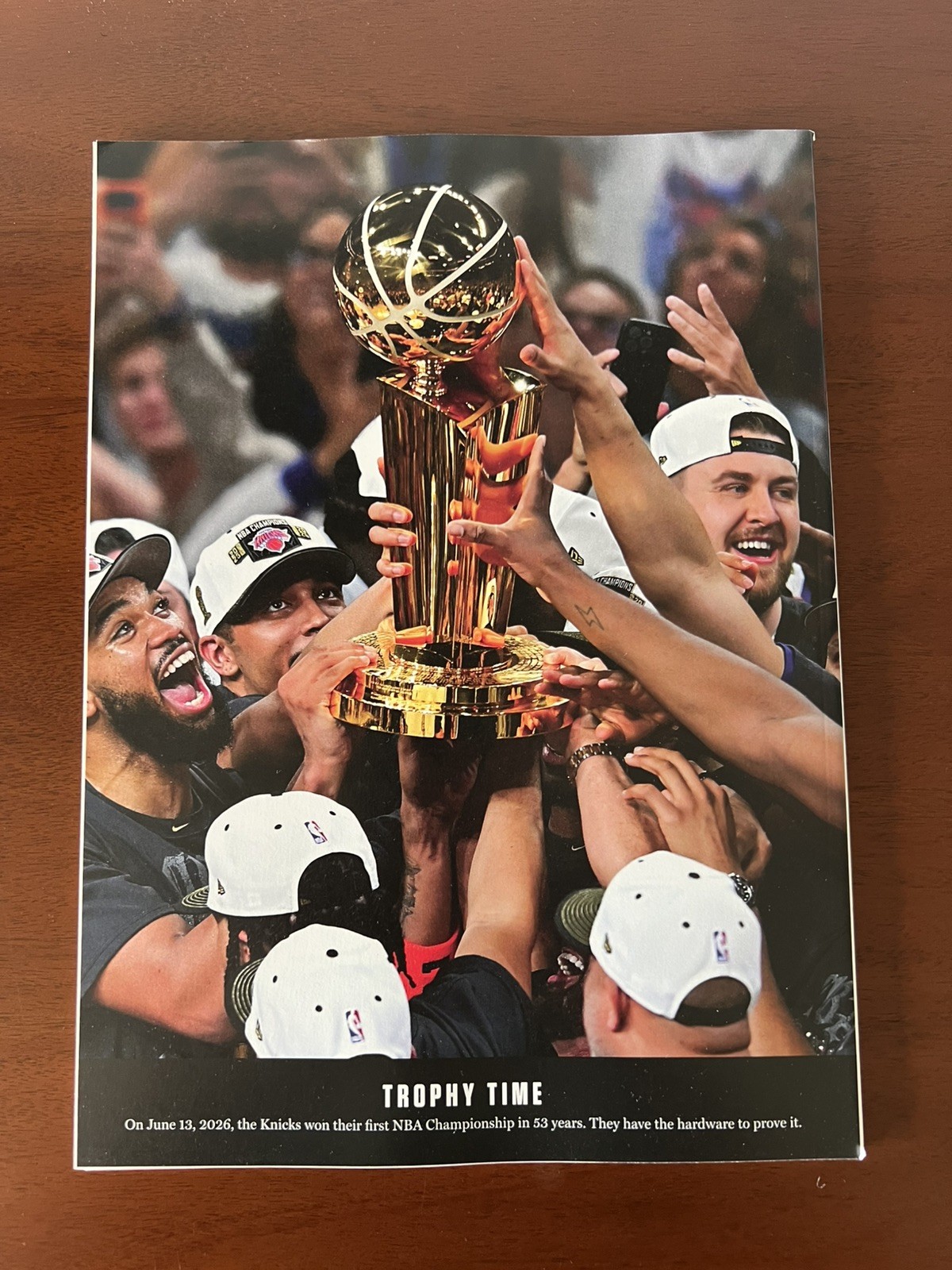 ESPN Knicks 2026 NBA Champions Commemorative Edition Magazine Jalen Brunson