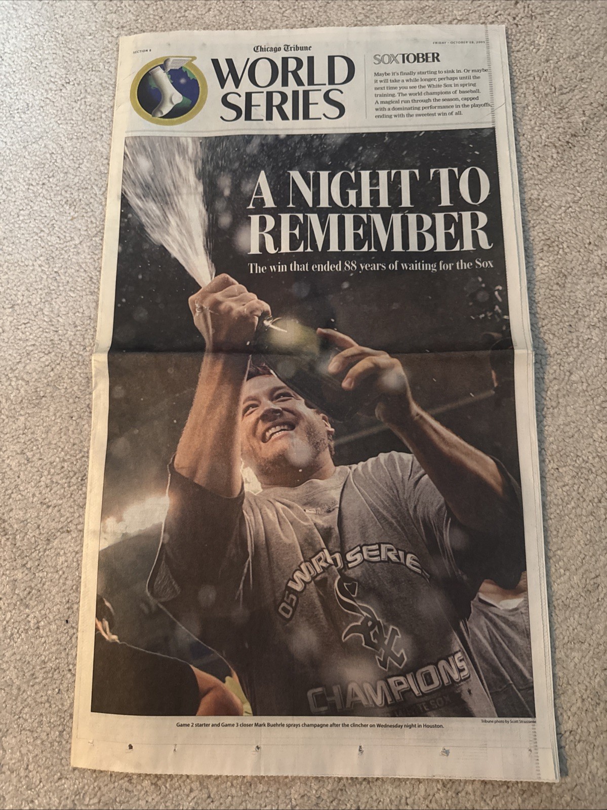 A Night to Remember Chicago White Sox World Series News Chicago Tribune 2005 MLB