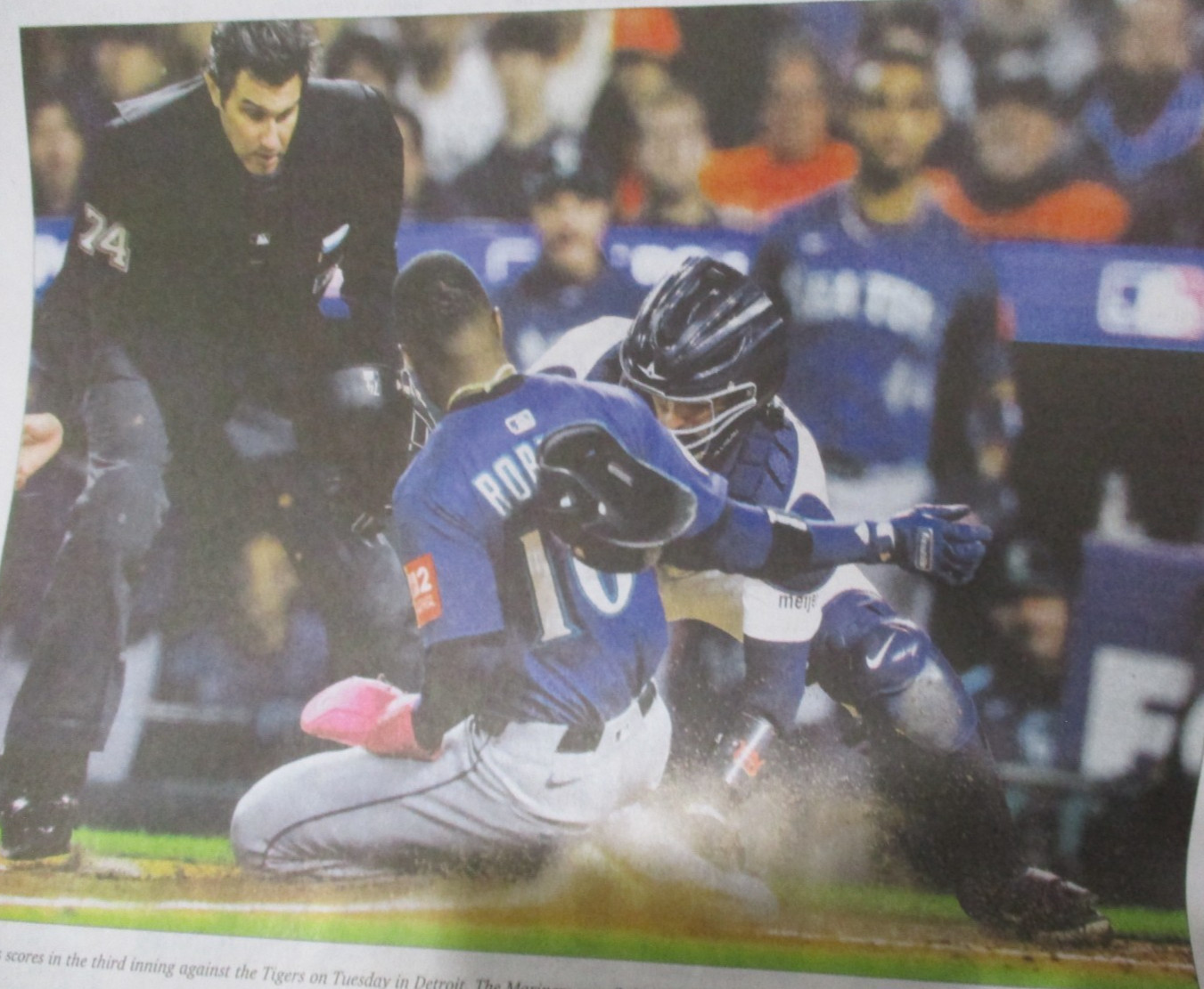 SEATTLE MARINERS 10/08/2025 MLB PLAYOFFS FULL PAPER ALDS GAME 3 WIN CAL #61 (2)
