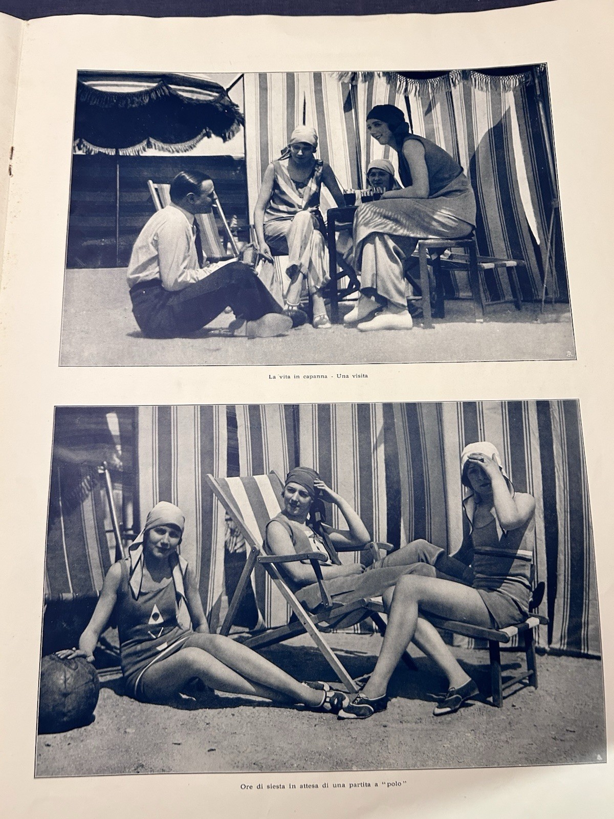 July 1929 La Grande Illustrazione Italy Newspaper Swimsuit Seaplane Women Fashio