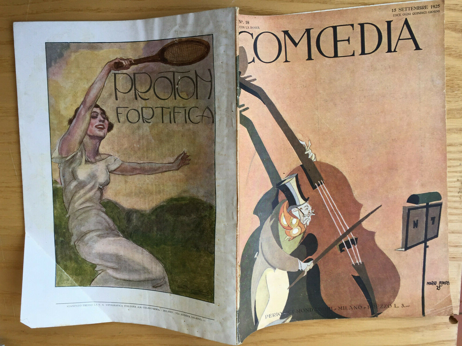 MONDADORI COMEDY PERIODICAL COMEDY AND THEATRE LIFE NO. 18 1925 W. SHAKESPEARE