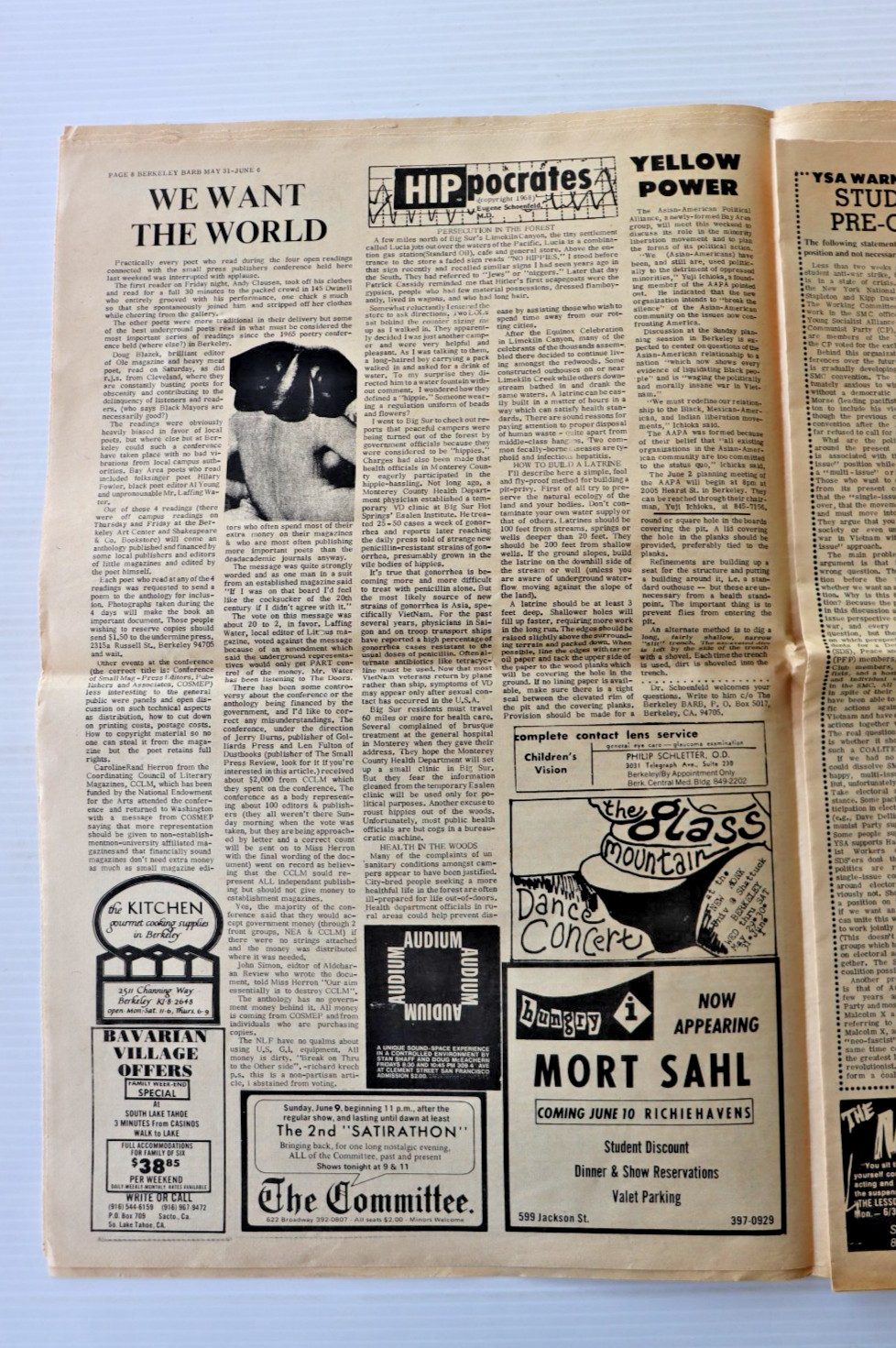 Vintage BERKELEY BARB May-June 1968 CALIFORNIA Newspaper TIMOTHY LEARY