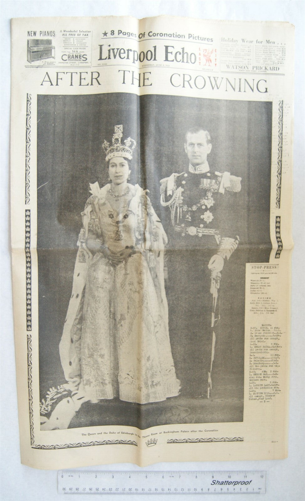 1953 Liverpool Echo No. 22,864 After the Crowning