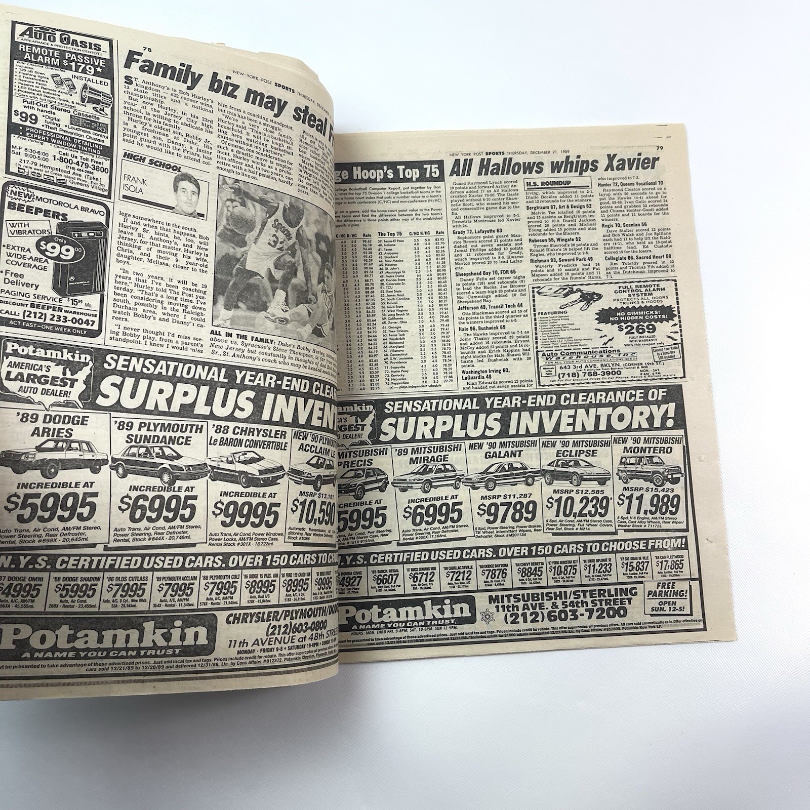 New York Post December 21 1989 Manuel Noriega Where Is the Rat Newspaper