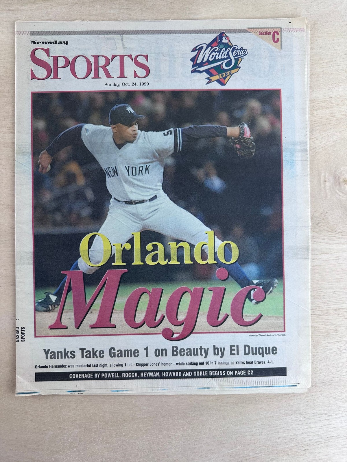 Newsday Newspaper Lot Yankees World Series 1999 2000 Front Pages Collectible