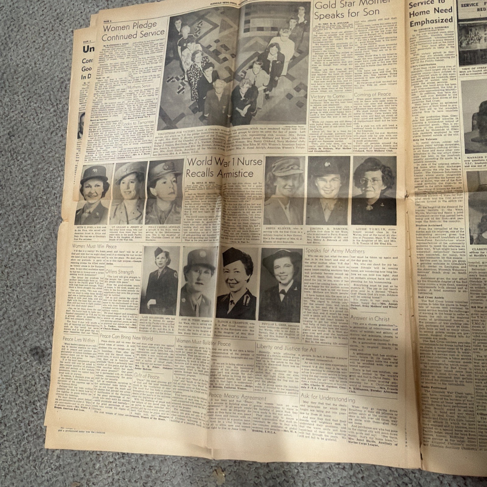 Glendale News-Press May 1945 Victory Extra War Ends in Europe