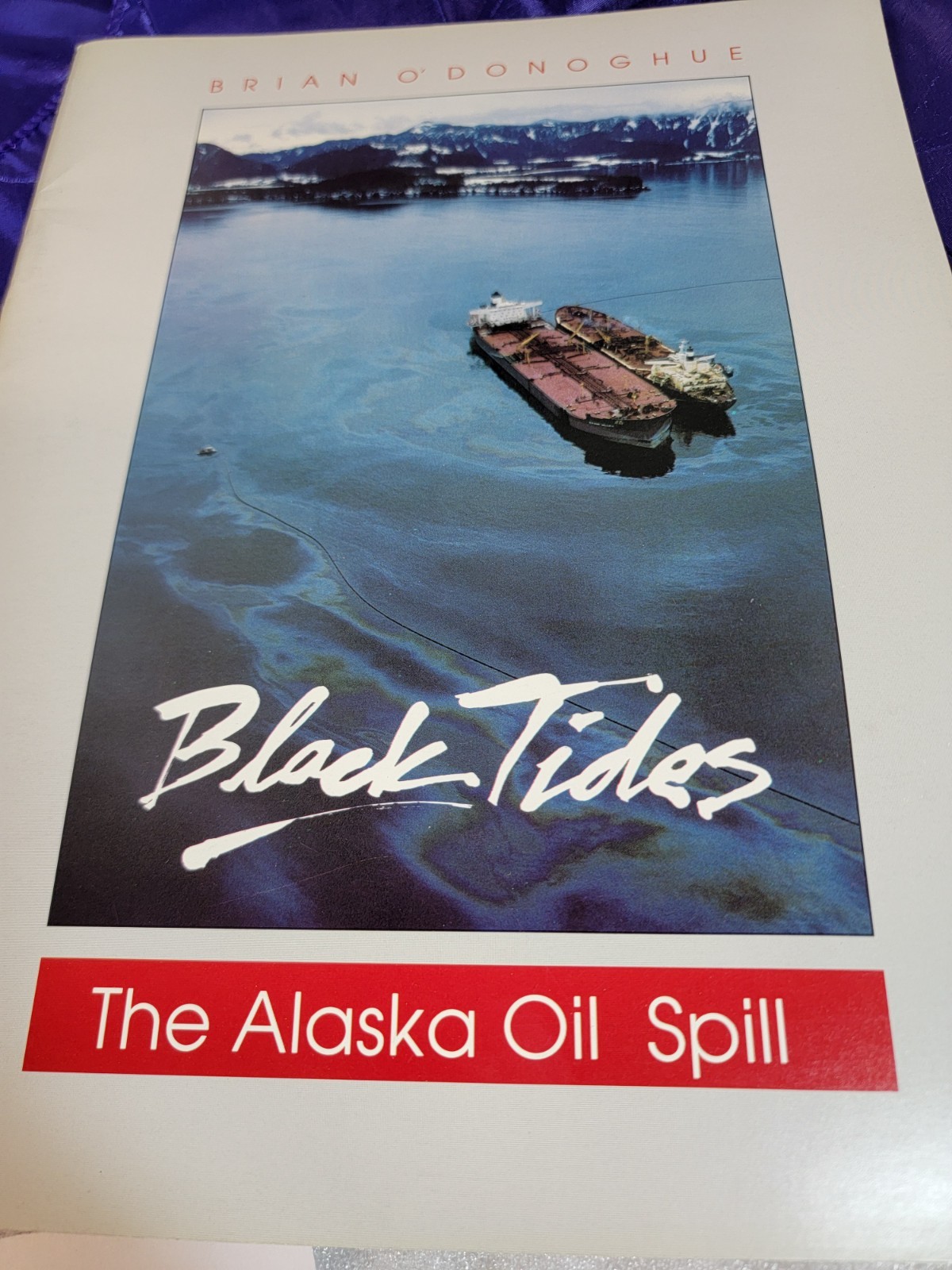Vintage Newspaper Inserts ~~ ALASKA EXXON VALDEZ OIL SPILL ~~ 3-24-1989