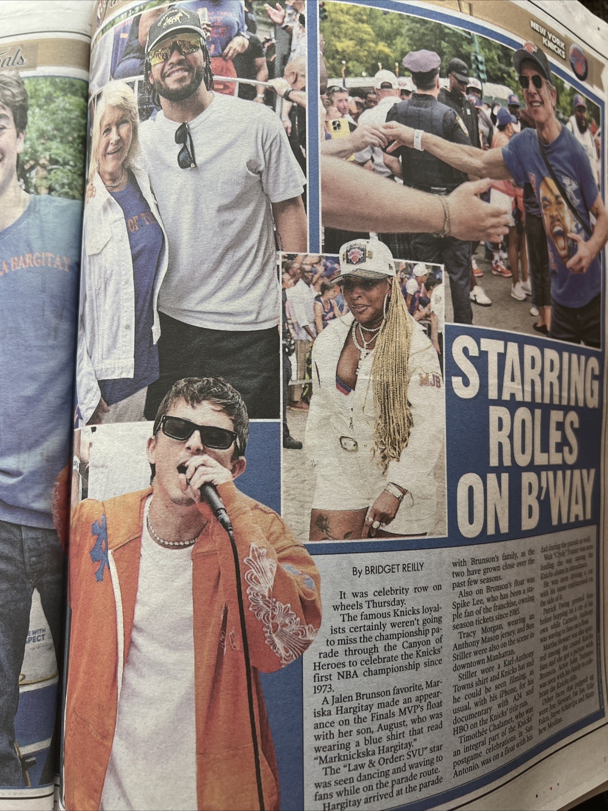 CITY OF LOVE NEW YORK POST KNICKS CHAMPIONS PARADE 6/19/2026 ?