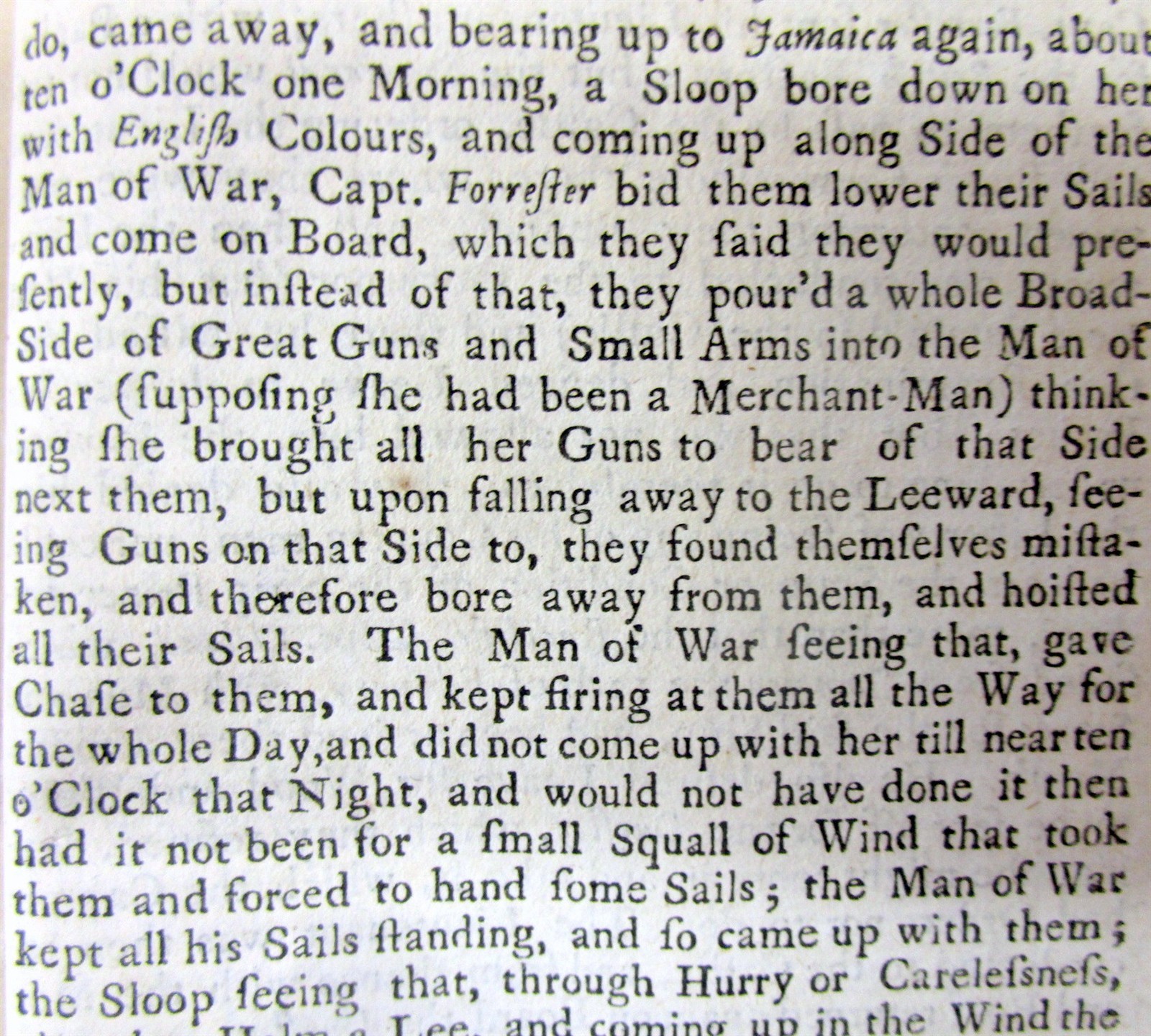 1729 newspaper ANGLO-SPANISH WAR btw GREAT BRITAIN & SPAIN forCONTROL of AMERICA