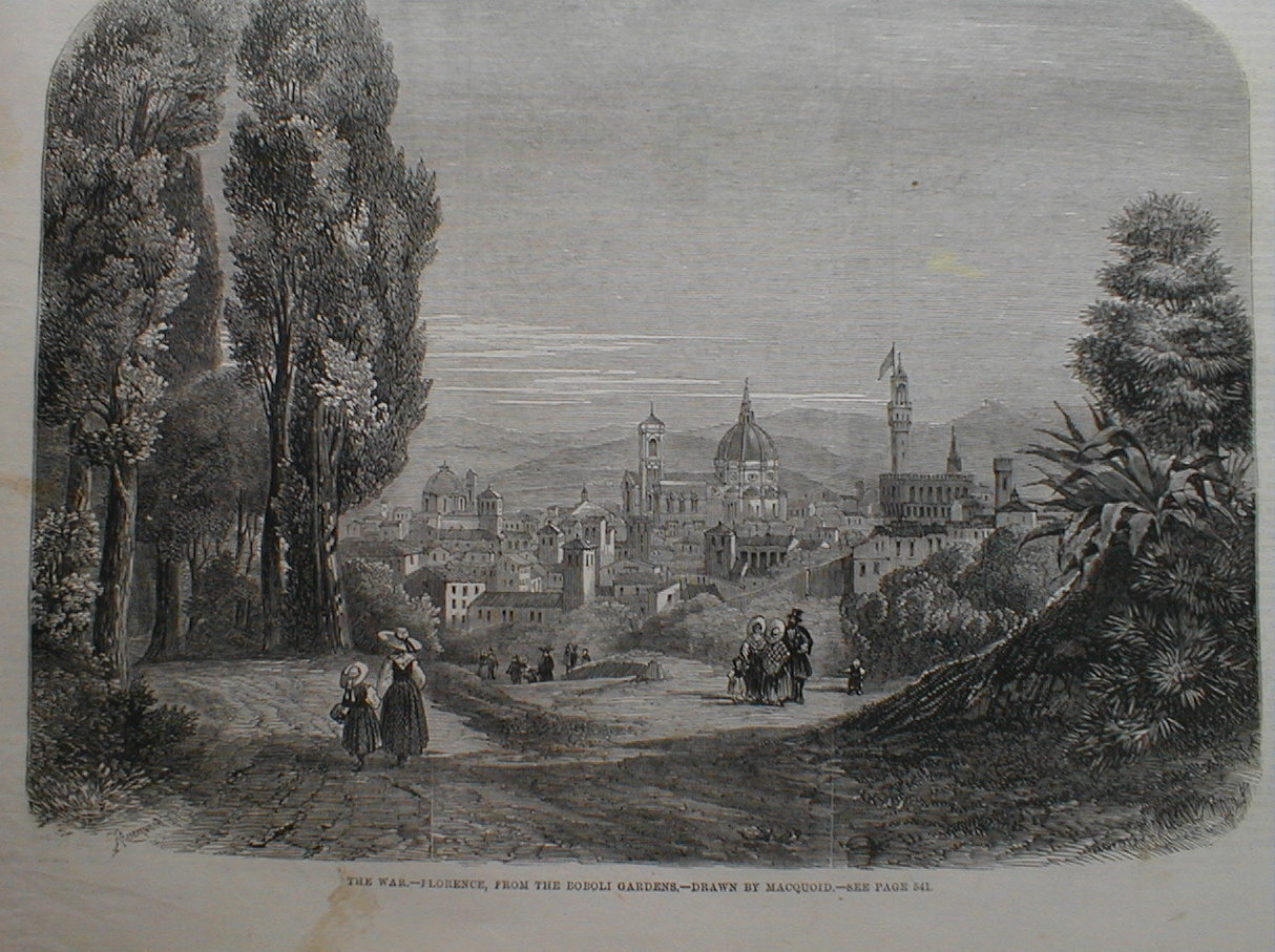 Garibaldi Italian War Independence 1859 Florence Italy