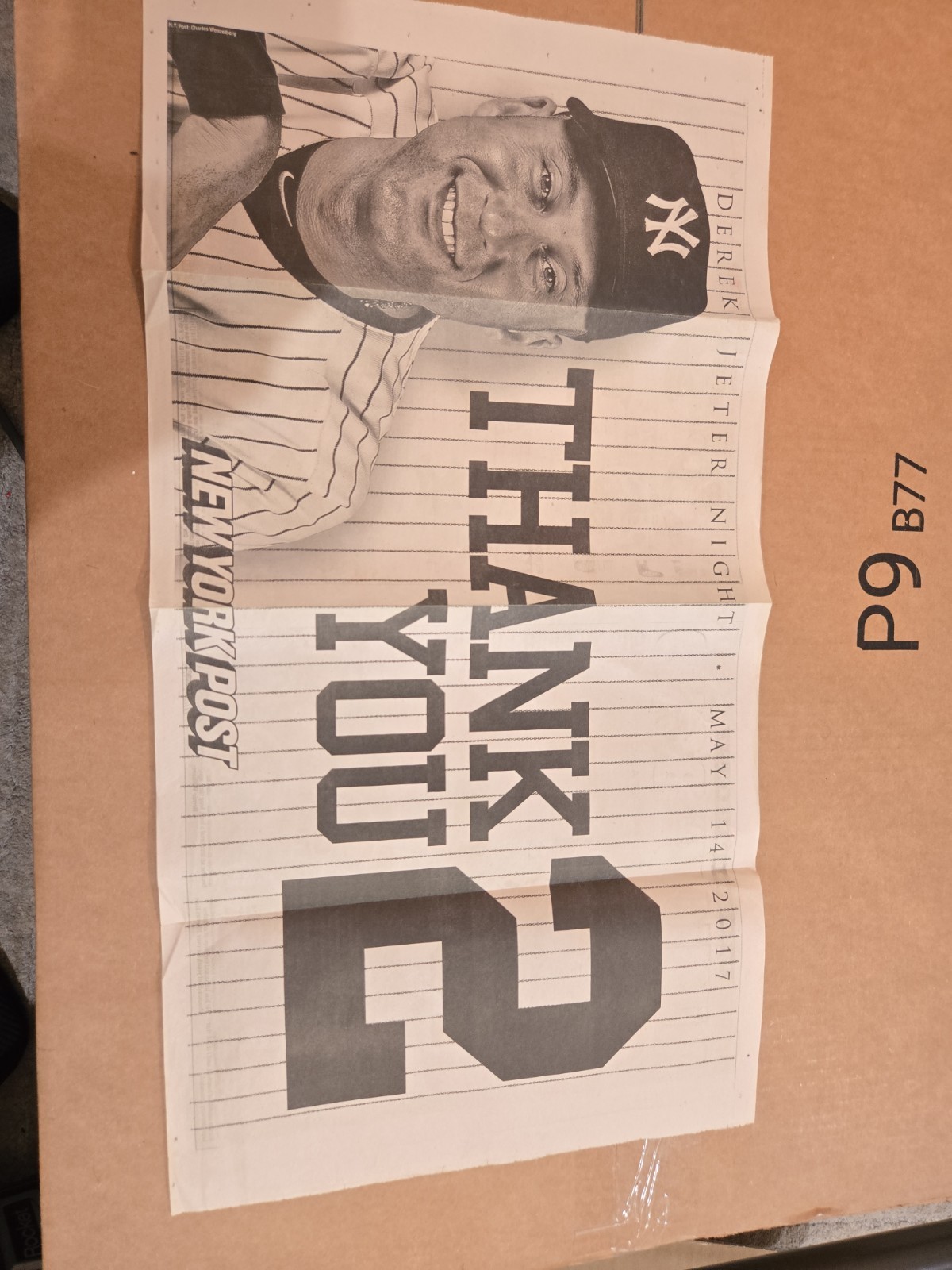 Derek Jeter Night May 14, 2017 New York Post