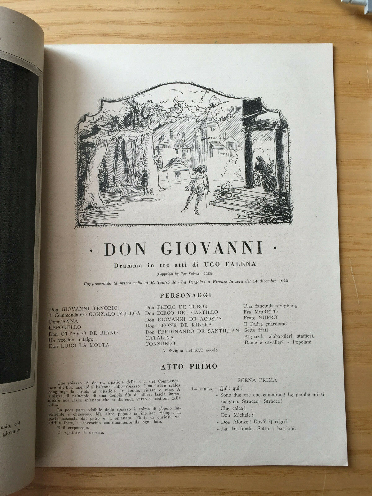 MONDADORI COMEDIA PERIODICO COMEDIA E VITA THEATRALE N 21 1923 UGO FALENA 2/19