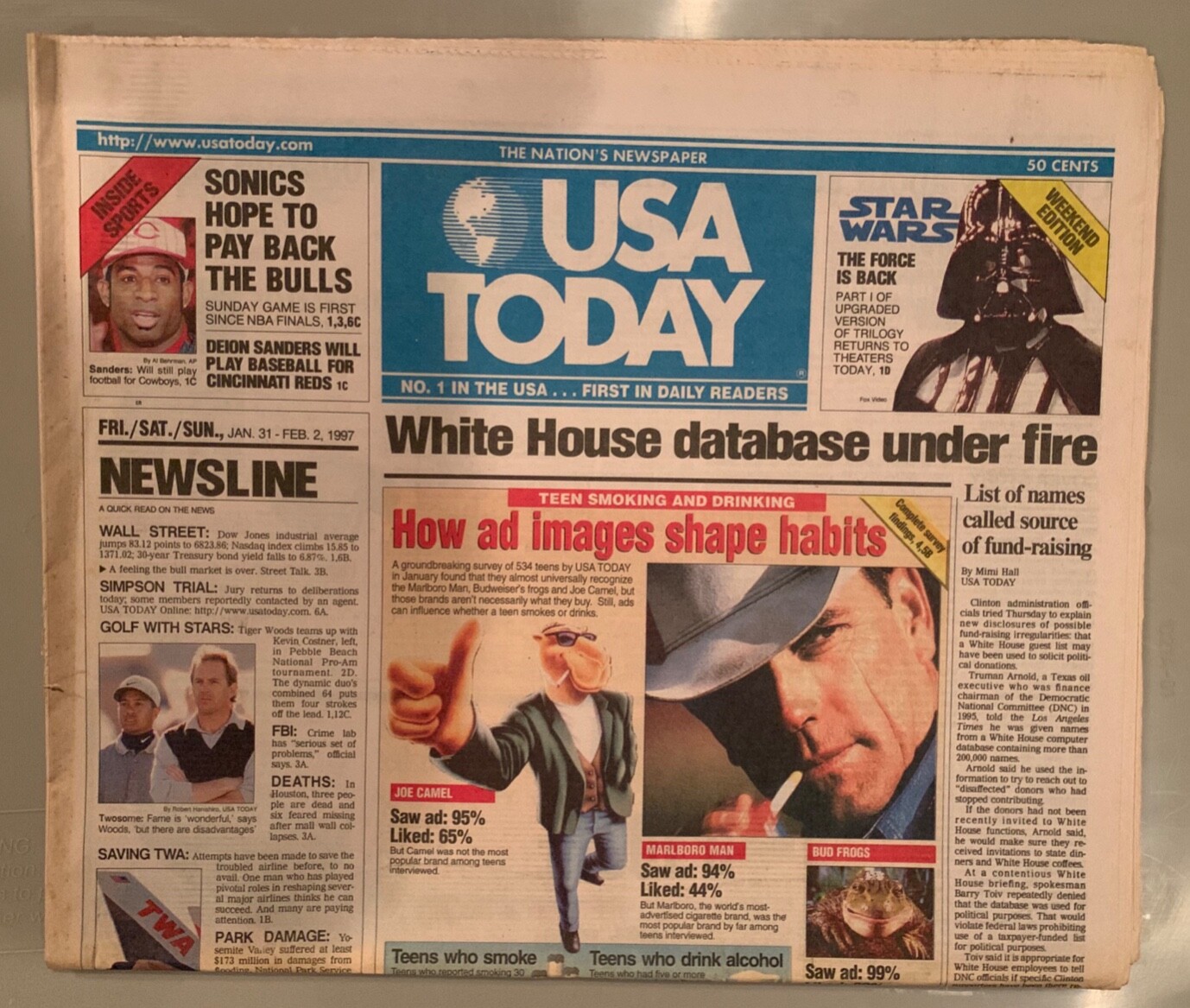 Star Wars: Special Edition – USA Today – January 31-February 2, 1997 Weekend Ed.