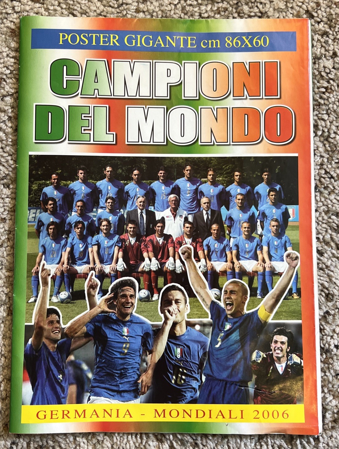 2006 World Cup Champions – Italy – Giant Poster 86 x 60 cm