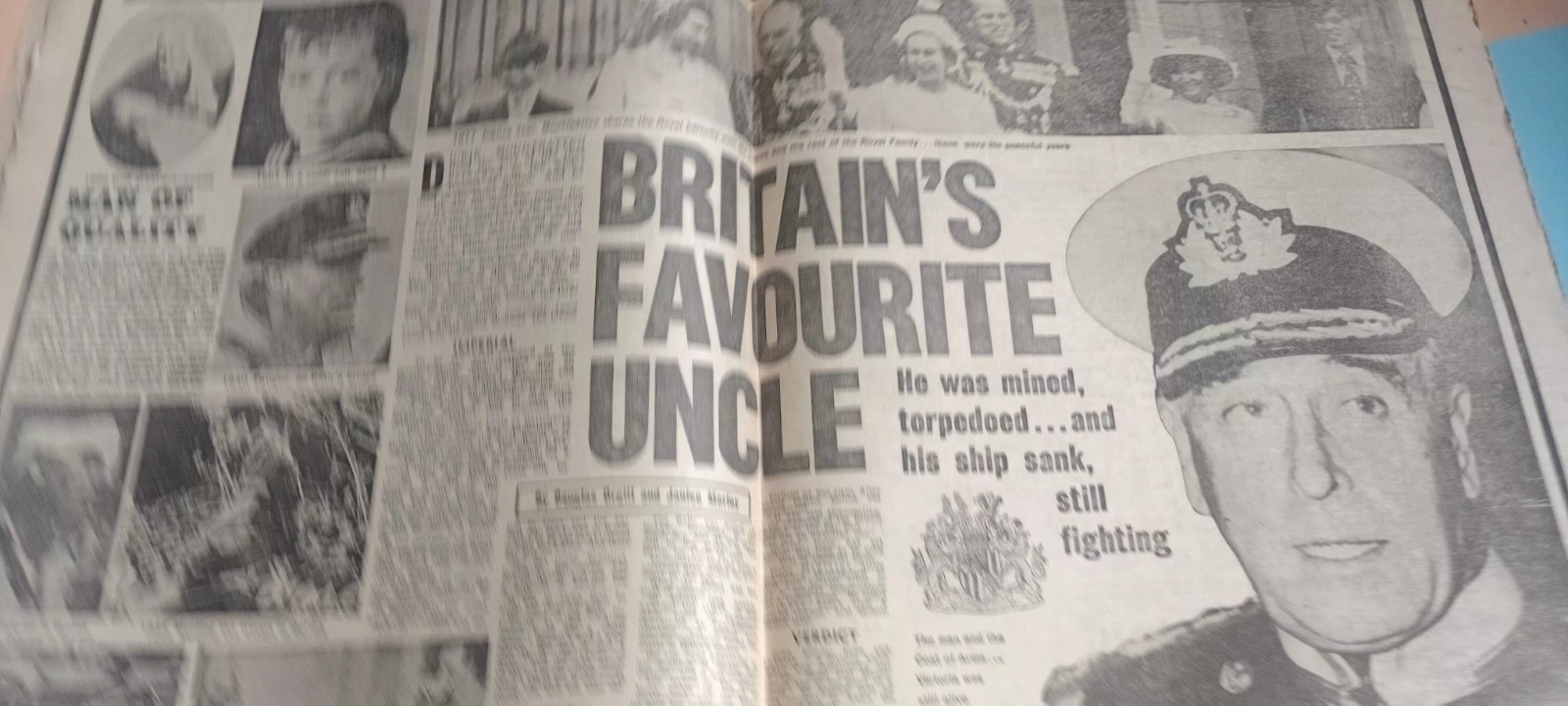 Aug 29 1979 Newspaper Daily Express Mountbatten Killed Ira Charles Philip Uncle