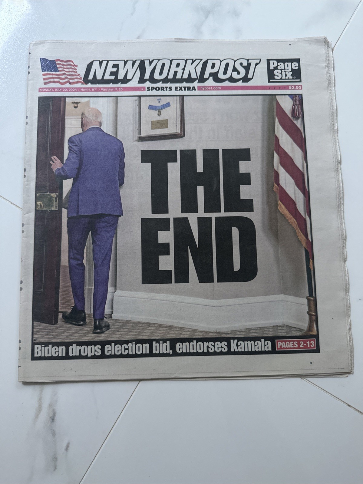 23 News Paper Long Paper Trail Of 2024 Election Process Since Biden Drop Out