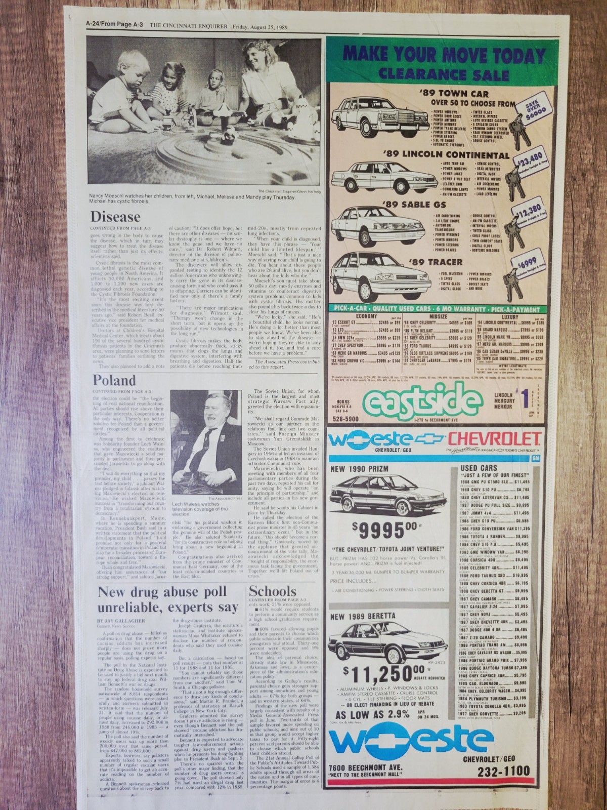 1989 Aug: Cincinnati Enquirer MLB Baseball – Reds Pete Rose Suspended/Banished!