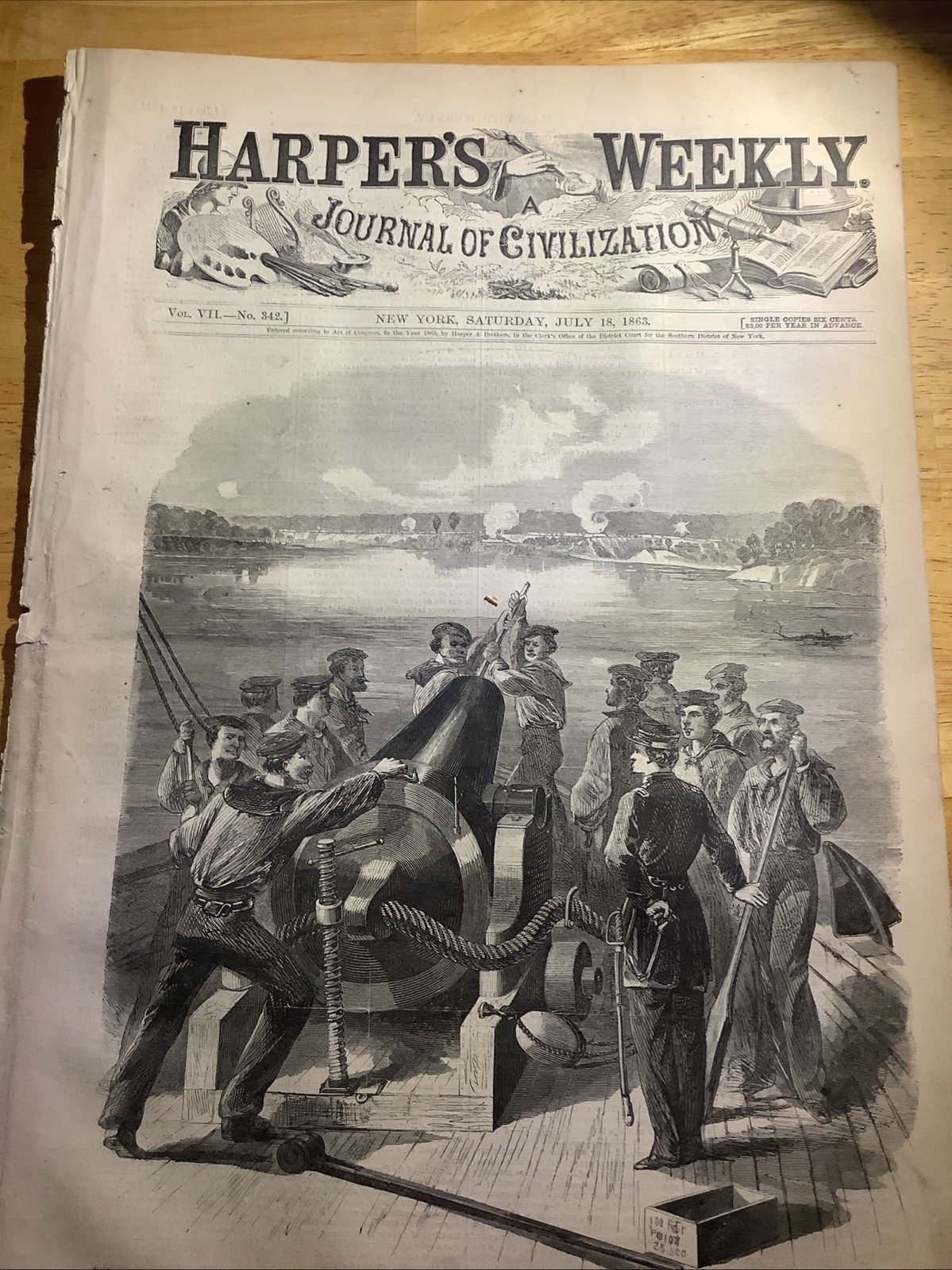 1863 Harper’s Weekly Civil War Newspaper ~ Great Civil War Content and Prints