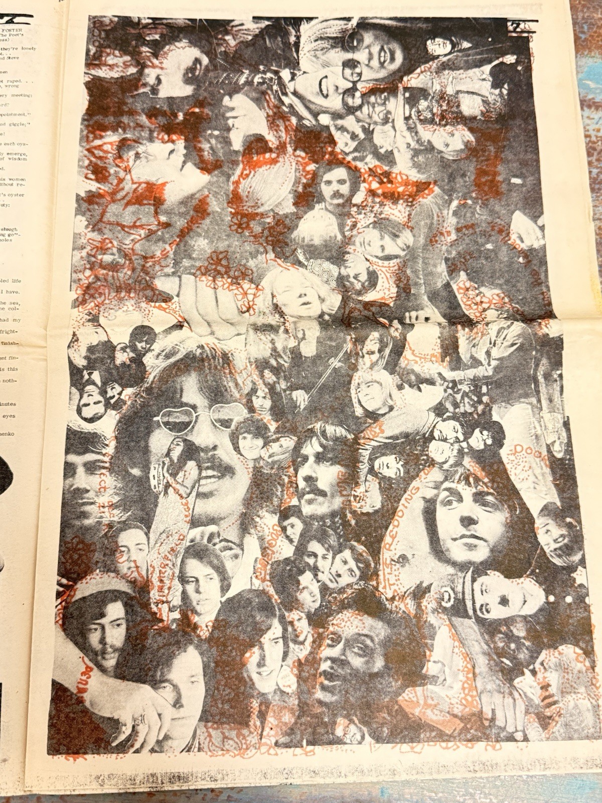 1967 Teleidoscopic Collage Denver The Doors New Year’s Eve Hendrix Family Dog