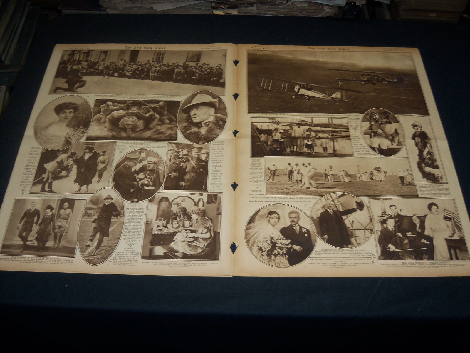 1920 DECEMBER 12 NEW YORK TIMES PICTURE SECTION NO. 4 & 5 – JIM THORPE – NT 8793