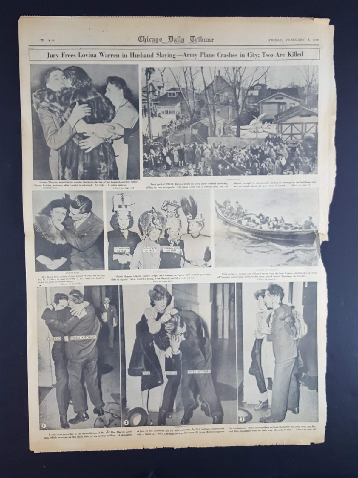 Ask 16c Meat Pay Increase 1946 Old Newspaper Chicago Tribune Feb 8