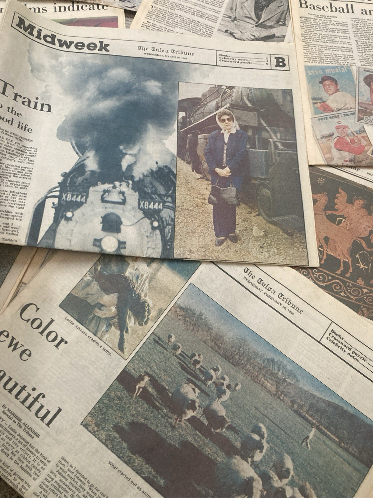 Lot Of 19 Vintage Assorted Newspaper 1983, 1982, 1989-1990. Tulsa Tribute