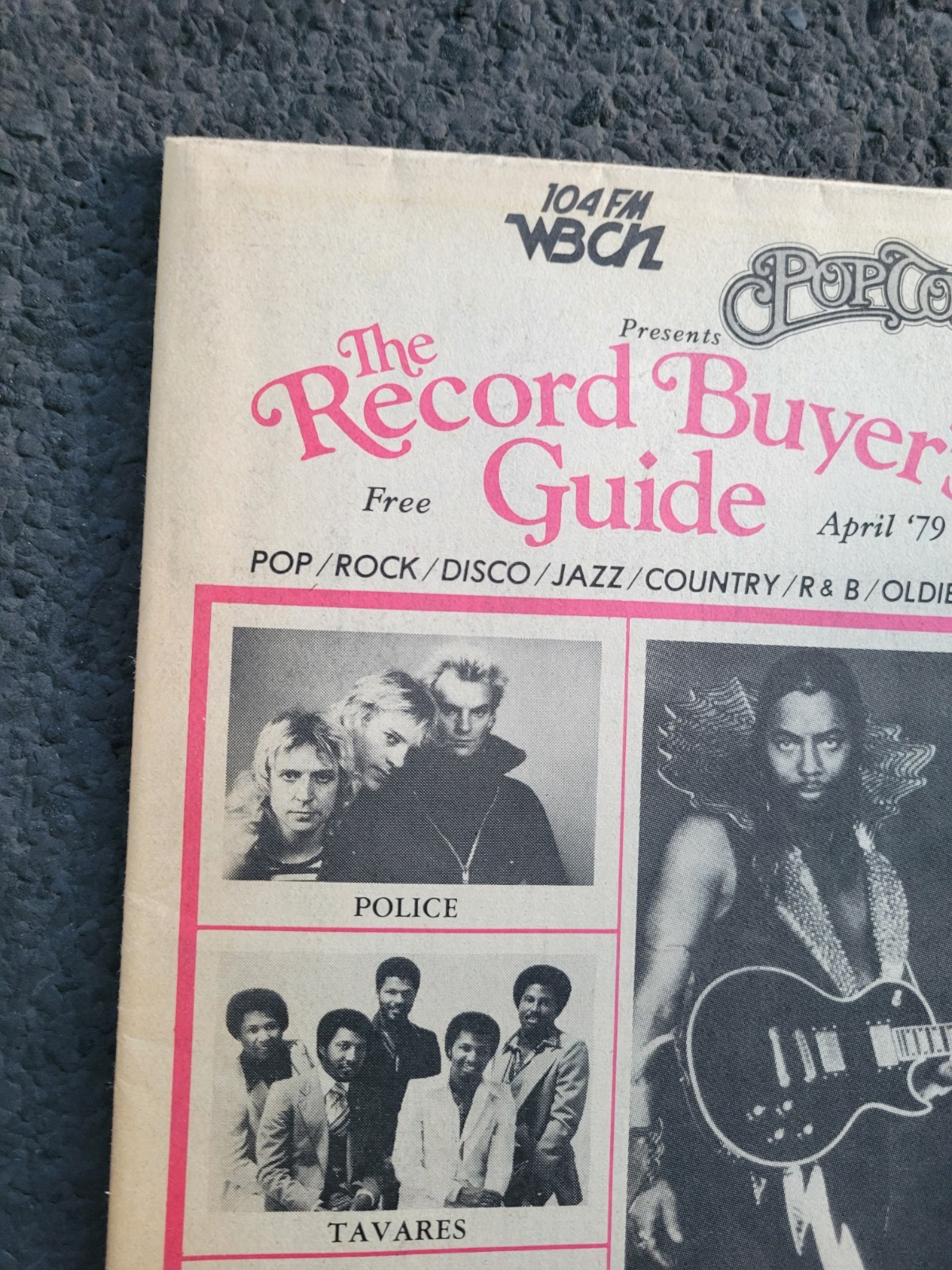 POPTOP THE RECORD BUYER’S GUIDE, April 1979, Police, Rick James, Tavares