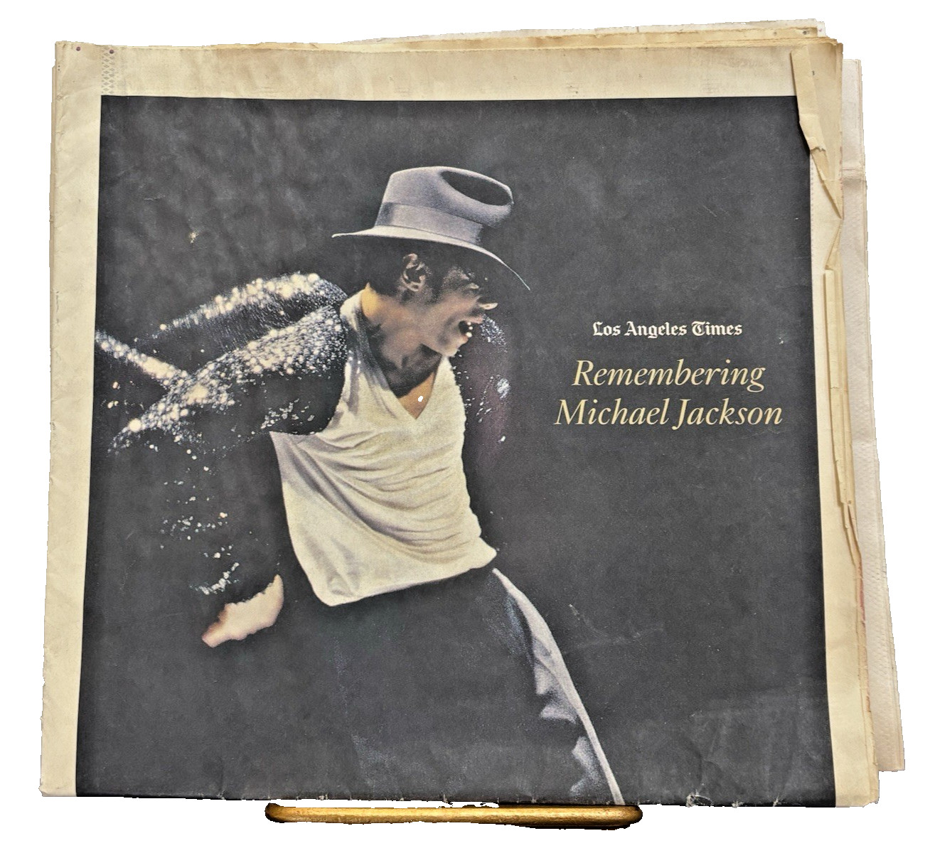 2009 Los Angeles Times Remembering Michael Jackson Memorial Service Newspaper