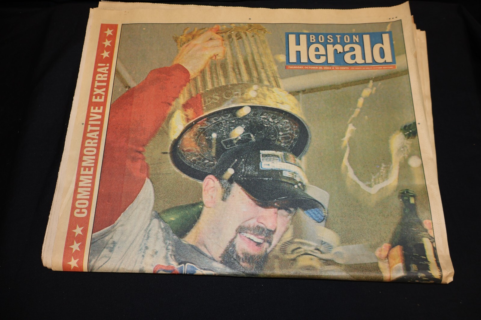 2004 Boston Red Sox World Series Commemorative Edition Boston Herald