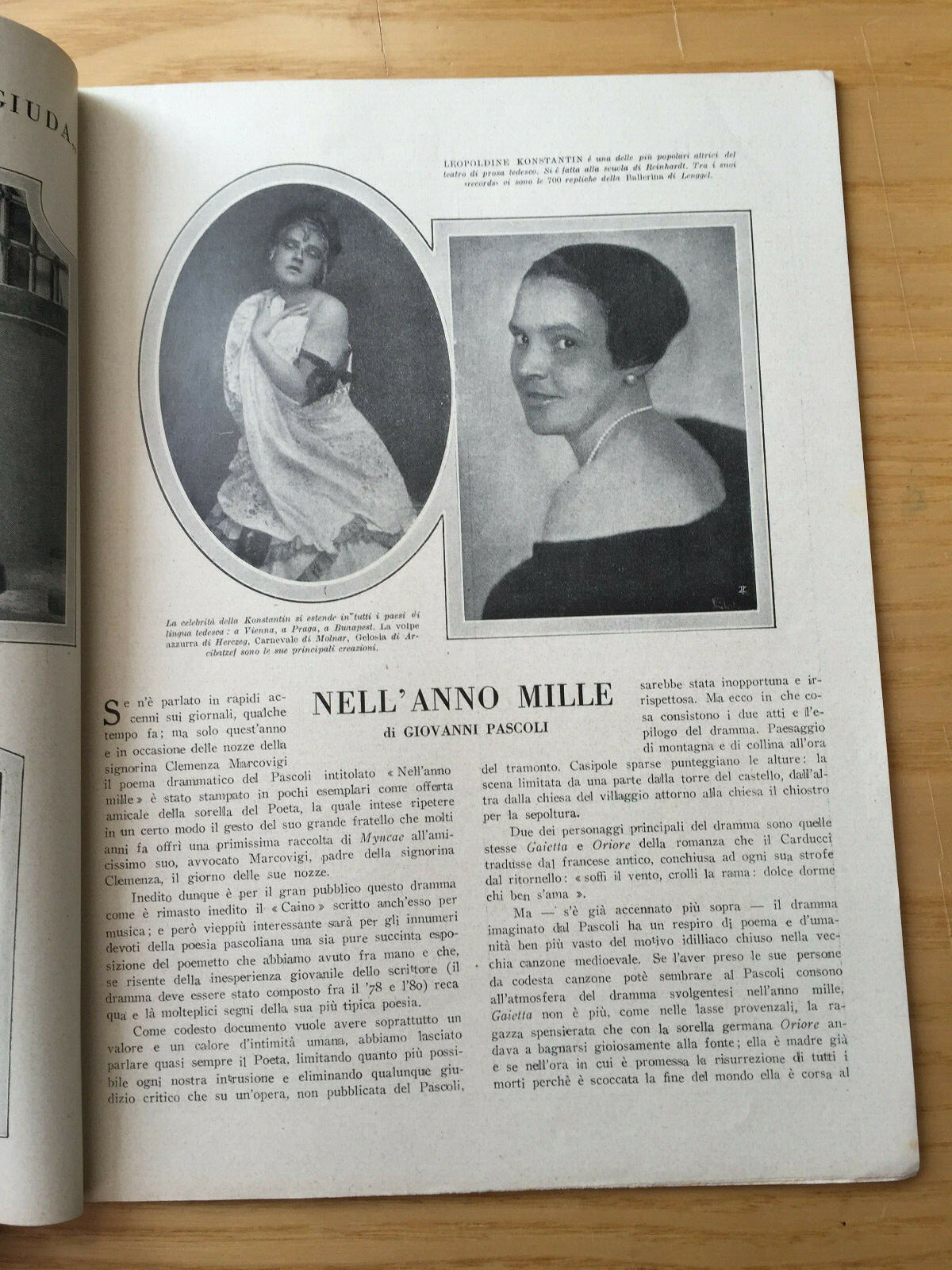 MONDADORI COMEDIA PERIODICO COMEDIA E VITA THEATRALE N 20 1923 G. PASTCOLI 2/19