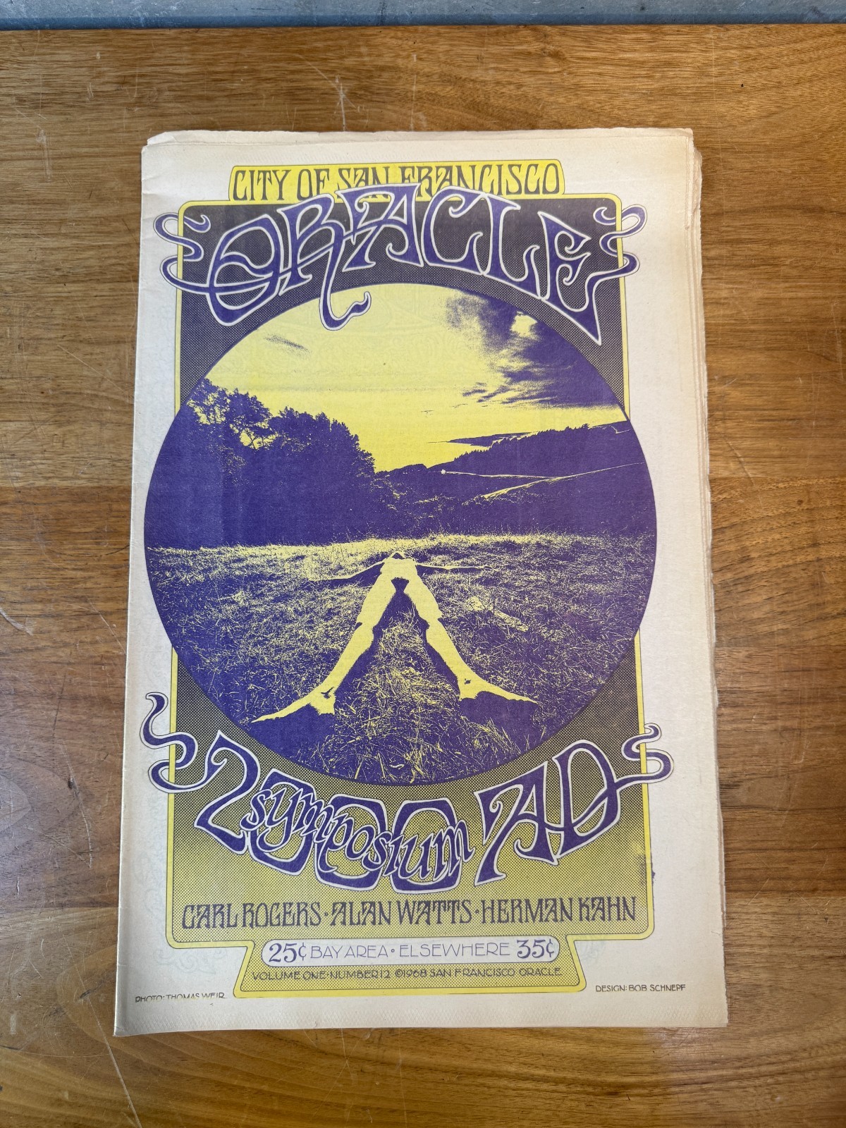 1968 San Francisco Oracle Vol 1 No 12 Symposium 2000 AD Psychedelic Paper