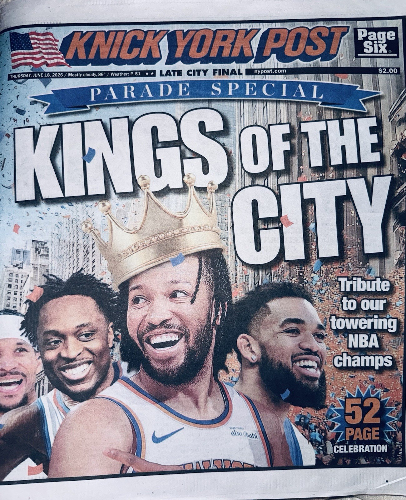 New York Post Daily News Collectibles Set 2 Today Parade Commemorative Editions