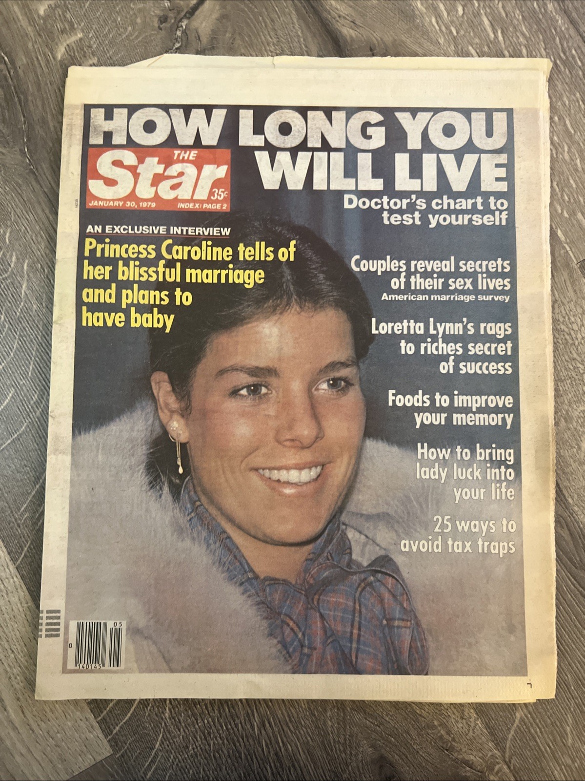 The Star Tabloid Jan 1979 Princess Caroline, Brooke Shields And More
