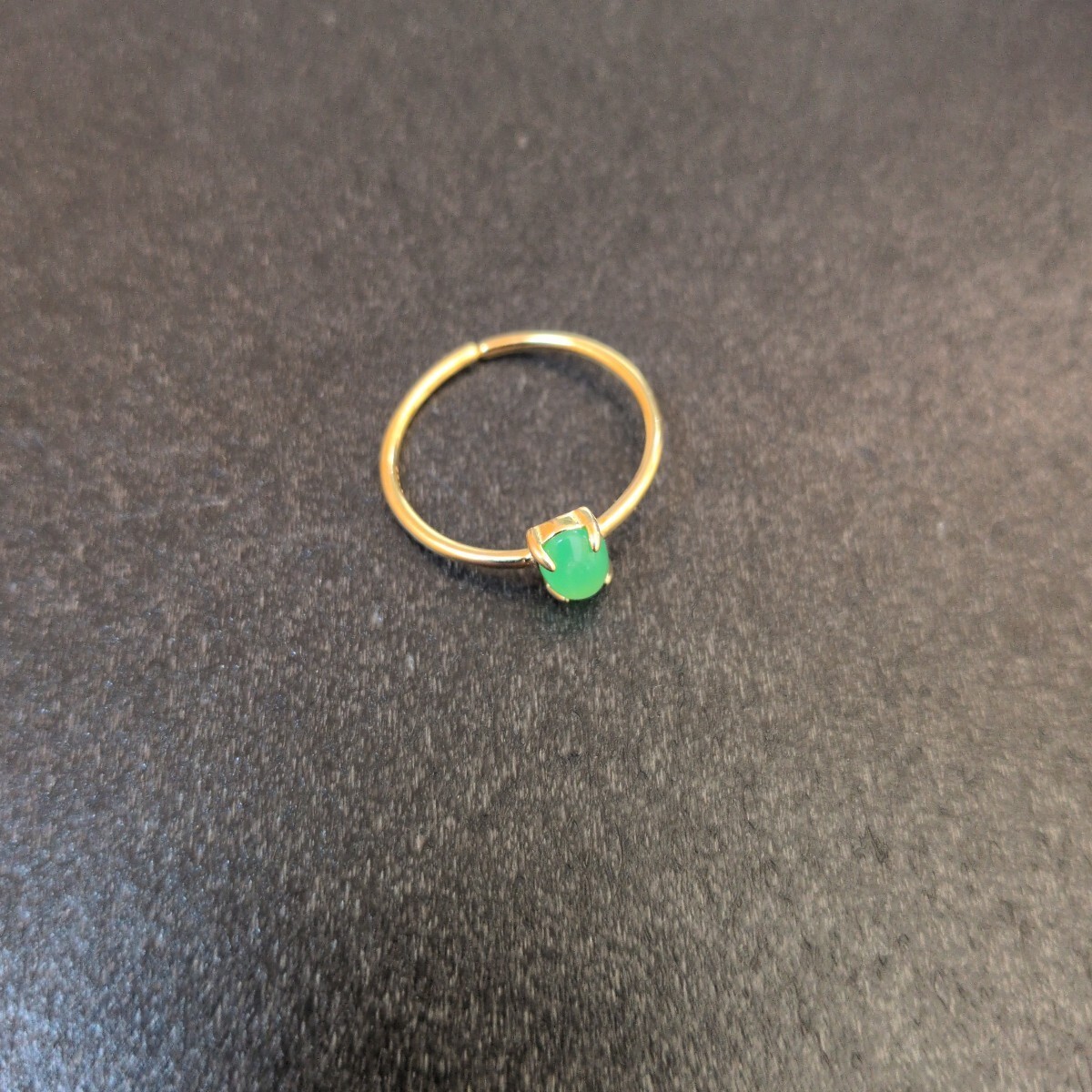 Queensland Chrysoprase free size ring jewelry accessory power stone natural ston