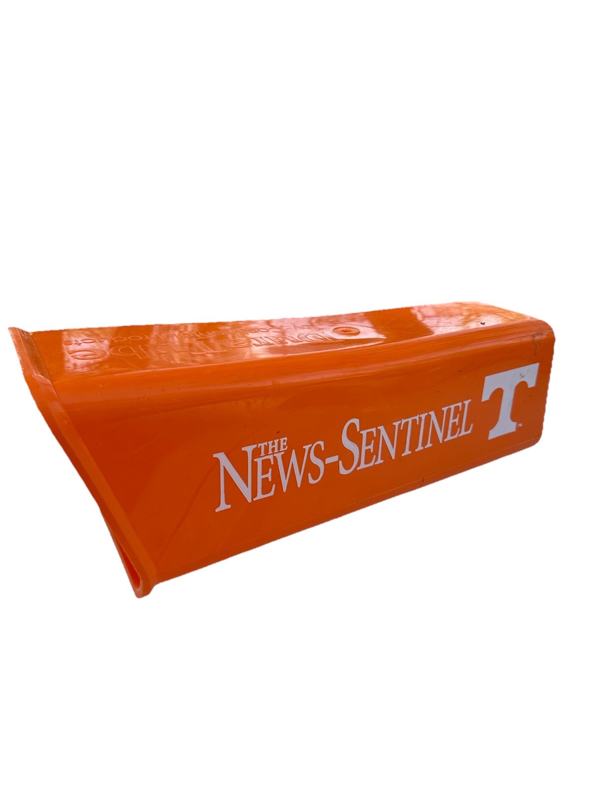 The News Sentinel Tennessee Vols Plastic Tube Delivery Box- Knoxville Tennessee