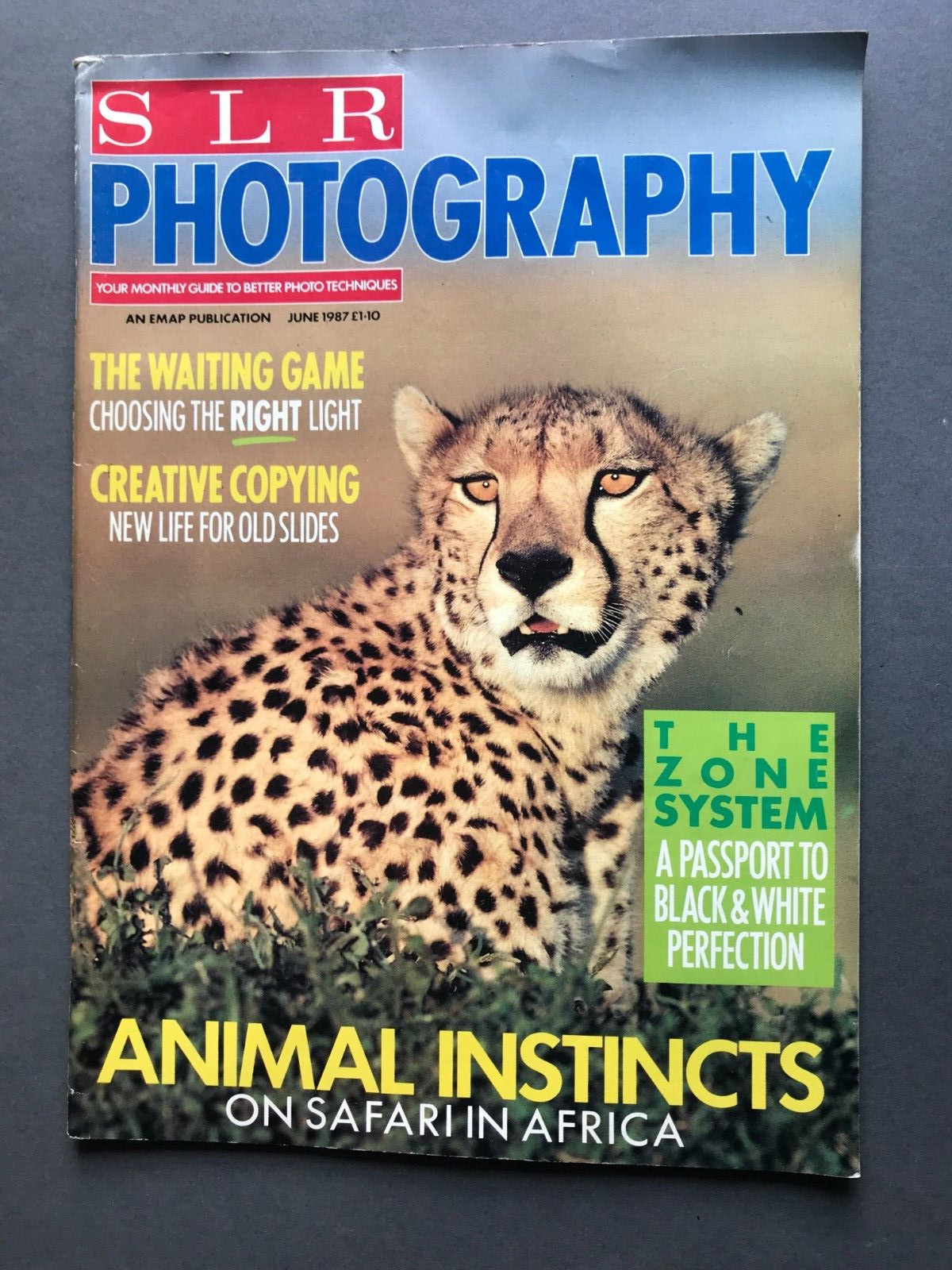 1987 SLR Photography Magazine African Safari Portraits Landscapes